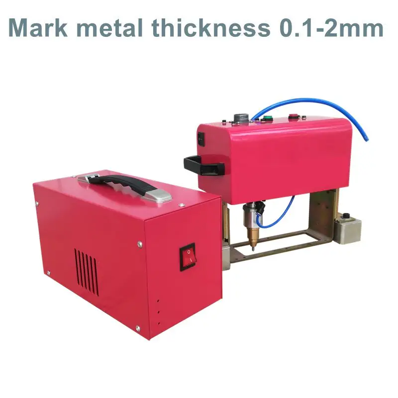 

Pneumatic Dot Peen Marking Machine portable Chassis Numbers dot pin engraving machine Metal Number dot pin stamp machine 14040