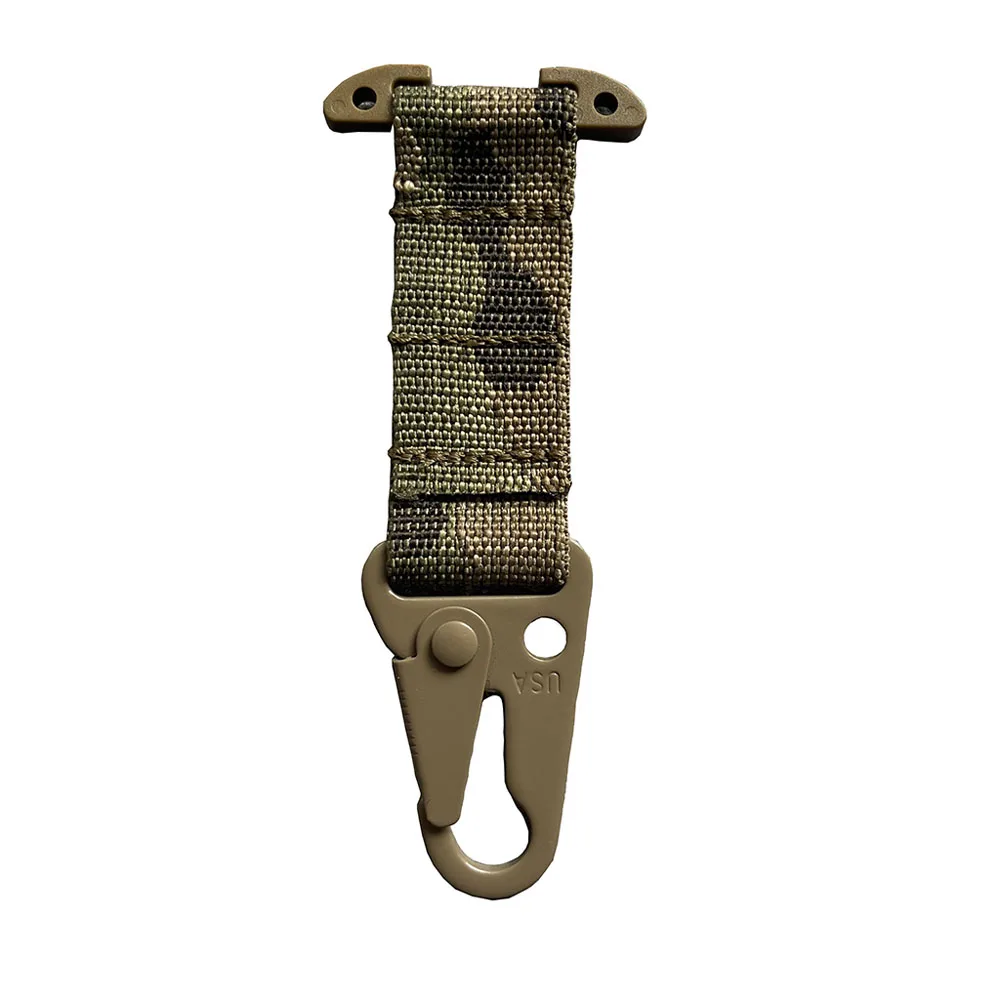 Outdoor Molle Hook Belt Hanging Buckle Keychain Clasp Vest Waist Belt MOLLE Hawk Hook