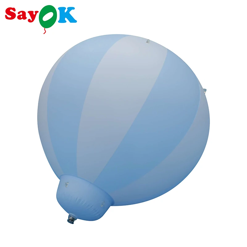 3/5ft Inflatable Pvc Hot Air Balloon Inflatable Hanging Balloon Pump baby shower Event Advertising Exhibition Party baptism