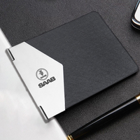 Car Driver's License Holder ID Storage Ultra-thin Lightweight For Saab 9-5 9-3 95 9000 Turbo X 900 9-7 600 9-X 97X Monster 9-2X