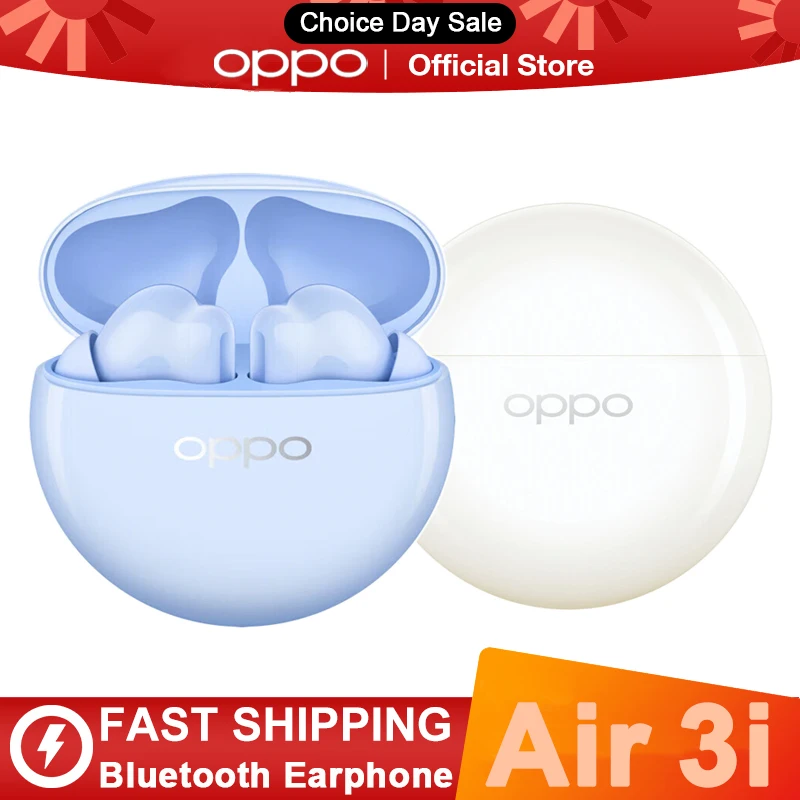 

New OPPO Enco Air3i In ear Earphone Wireless Bluetooth Sport Earbuds AAC/SBC HiFi Stereo HD Microphone Call Headset Long Standby