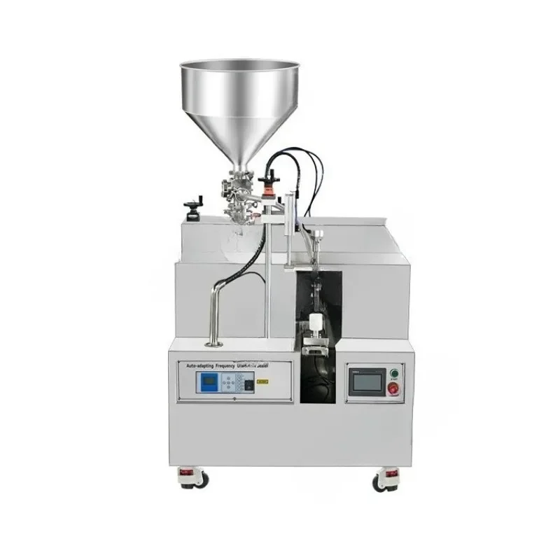 Cosmetics hose filling and sealing machine facial cleanser toothpaste filling and sealing machine