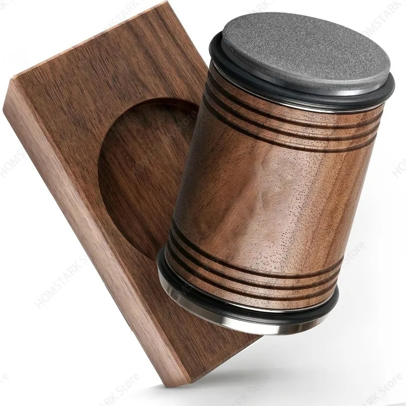 Rolling Roller Knife Sharpener Set, Walnut Wood Kitchen Blade Sharpening Tool Kit for Home Cooking Knives