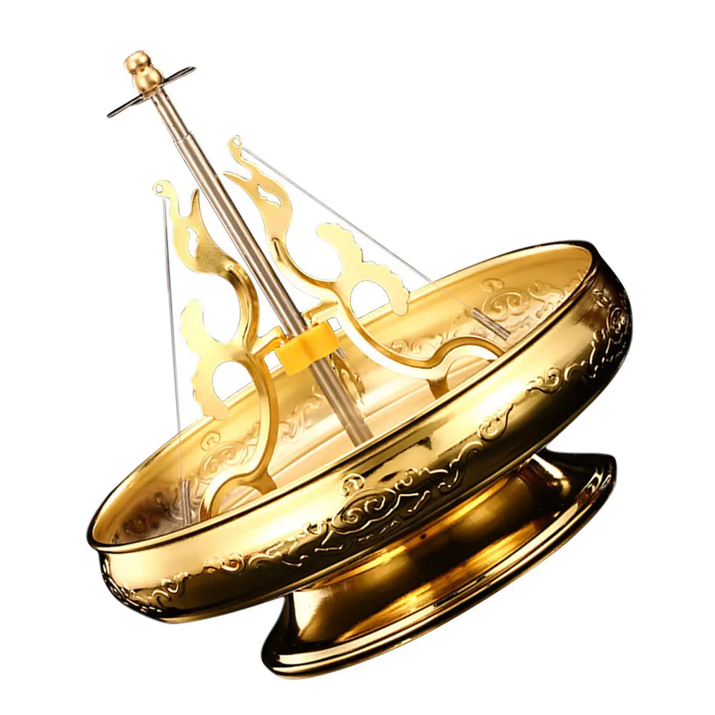 

Tower Incense Burner Golden Alloy Desktop Holder For Home Office Yoga Decorative Censer Incense Stick Coil Stand