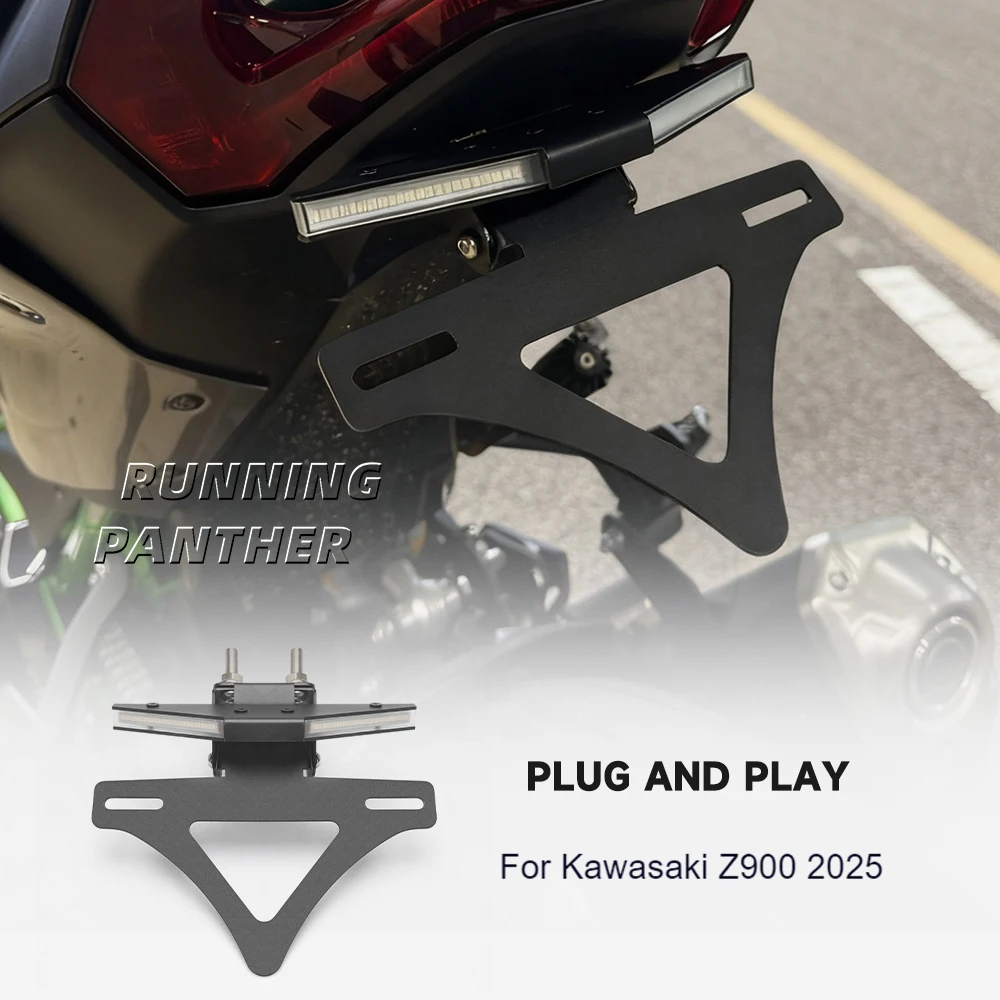 

NEW Modification parts license plate holder integrated with turn signal integrated Short tail FOR Kawasaki Z900 2025