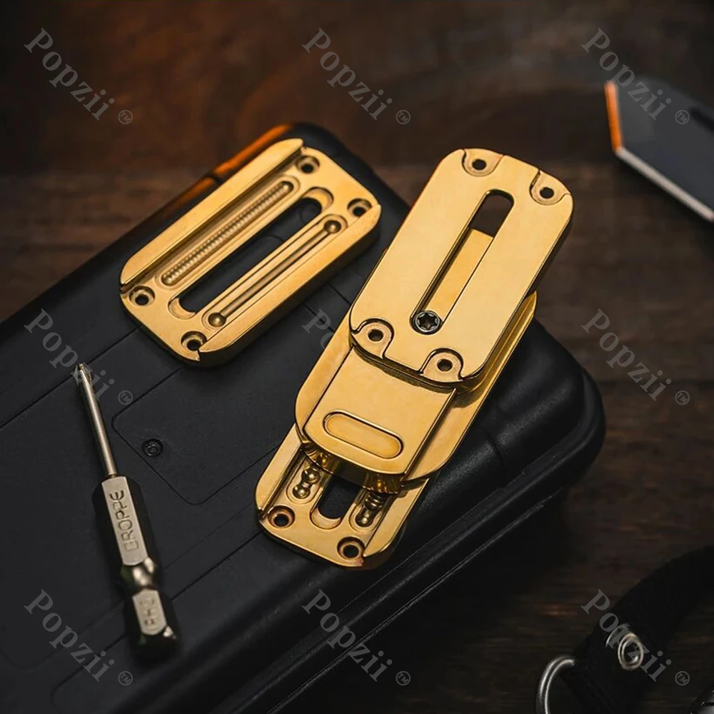 01EDC Brass Ultra Intensive Mechanical Multi Orbit Push Slider Inner Liner Adults Stress Relief Toy Decompression Toy
