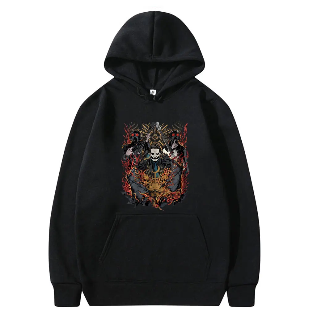 Best Famous Rock Ghost Band Hoodie Men Women's Vintage Rock Metal Music Tracksuit Male Gothic Punk Oversized Pullover Hoodies