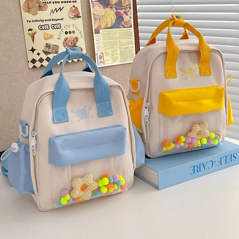Elementary school mini backpack, fashionable, casual, durable, women's cute backpack schoolbags for girls