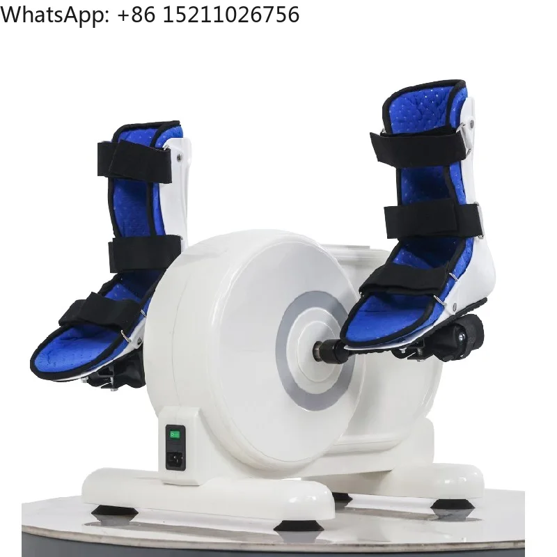 Electric Automatic Home Physical Therapy Arm and Leg Rehabilitation Exercise Bike Mini Hand Foot Pedal Exerciser with Foot Boot