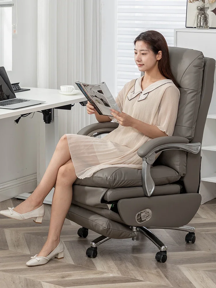 

Electric chair office chair can lie leather for a long time and comfortable home computer office