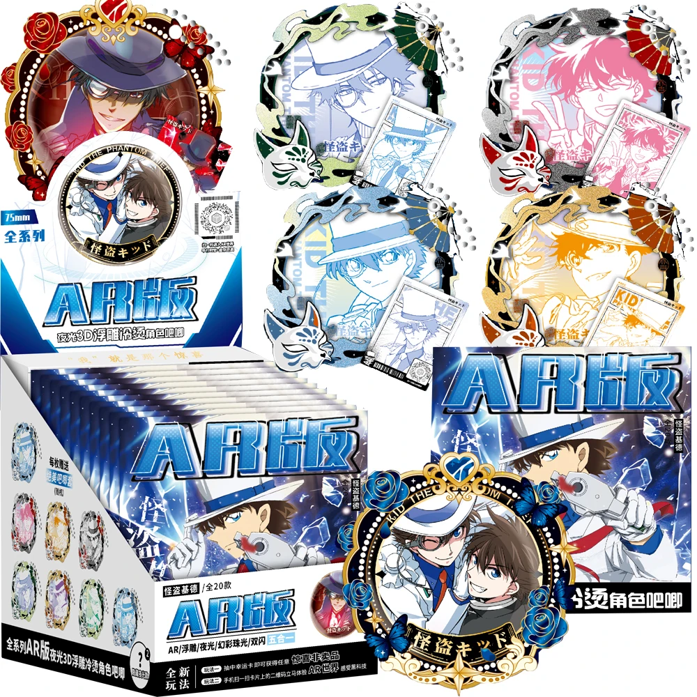 

Popular Anime 3D Relief Badges Unique Noctilucent Design Creative Peripherals Cosplay Exquisite Brooch Decoration Children Gifts