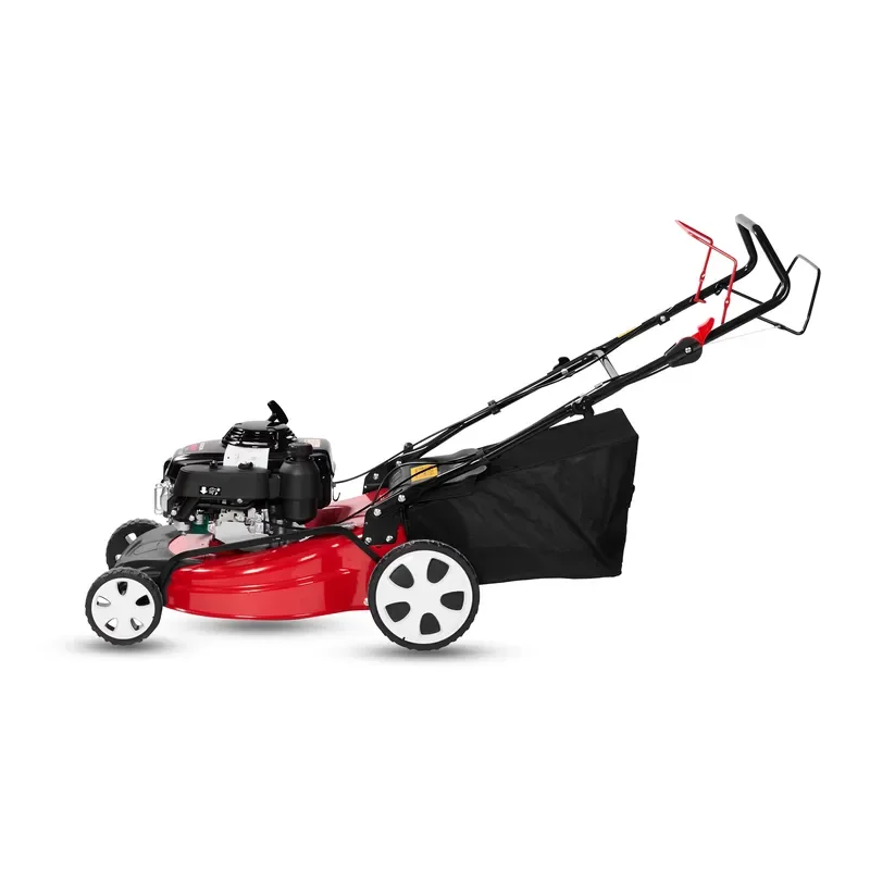 21 Inch 530mm Cutting Width Petrol Lawnmower 163CC Honda Engine Self Propelled Grass Trimmer 60L Bag for Big Yard Villa
