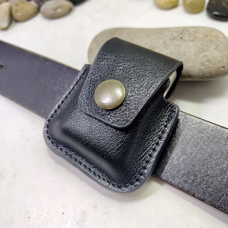 Blongk Fit for Zippo Leather Holster Zippo leather Case WD-ZP