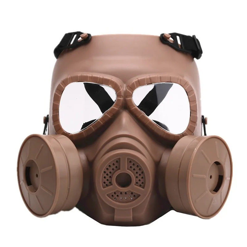 Full face gas mask military reality CS field protective helmet commando mask gas mask mascara