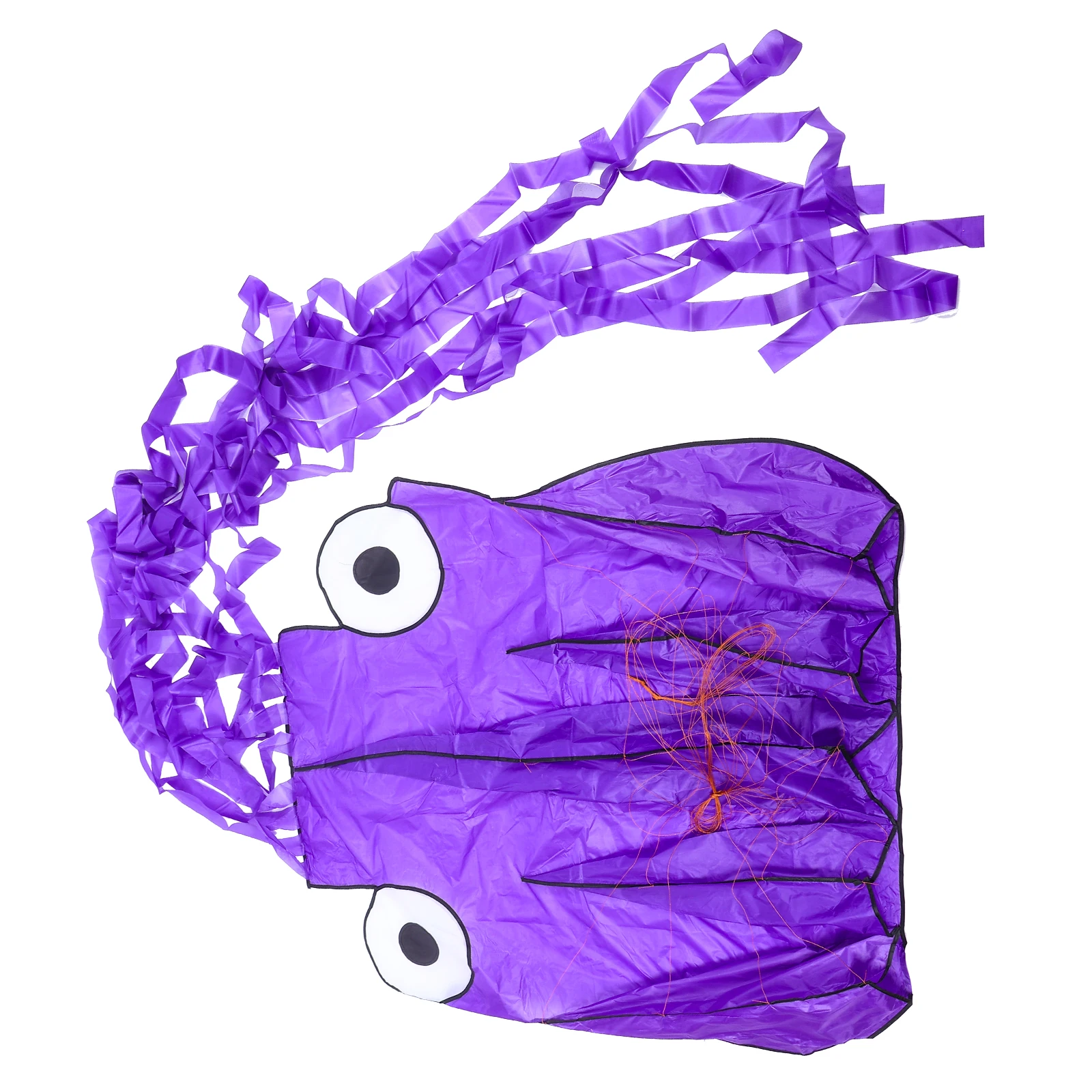 Polpo da spiaggia a forma creativa, facile da far volare, panno colorato, coda lunga, polpo, aquilone