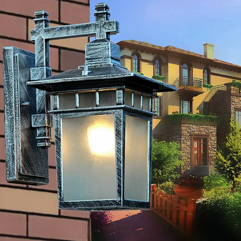 

European outdoor wall lamp hotel cafe decoration indoor wall lamp waterproof garden lamp 2 orders