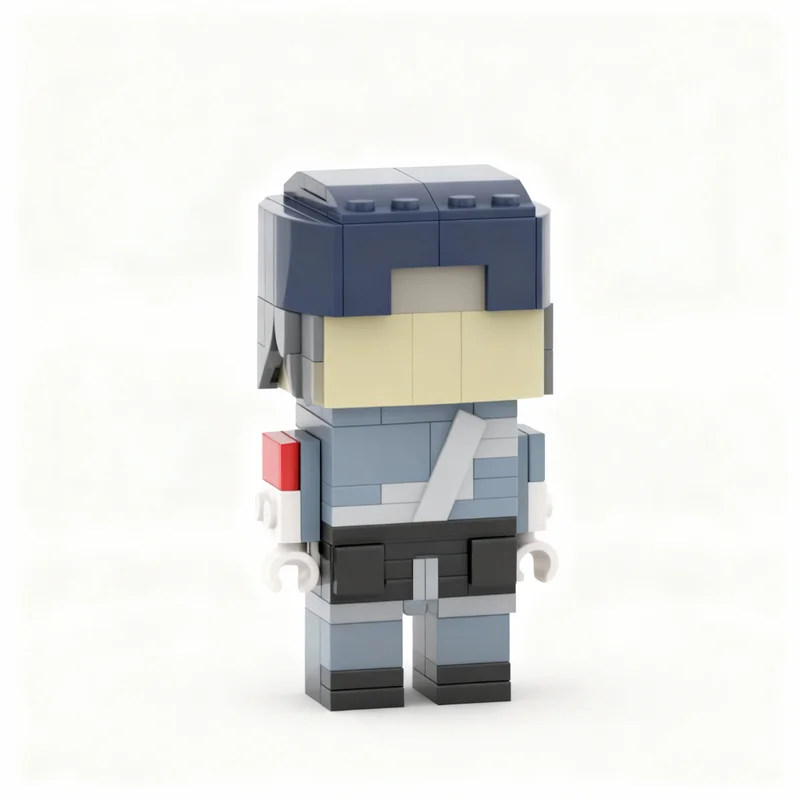 ตัวต่อ MOC Brickheadz จุนเปย ไอโอริ บล็อกตัวต่อ Persona 3 Reload ของเล่นตัวต่อ ของขวัญคริสต์มาส ของเล่นก่อสร้าง ของขวัญวันเกิด 154 ชิ้น