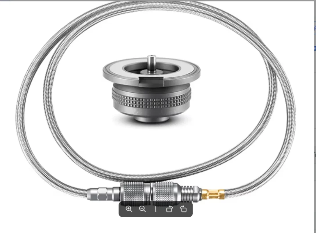 Adaptador de estufa de Gas para acampar, adaptador de butano, manguera de extensión, convertidor de estufa dividido, manguera de conexión, adaptador de tanque de Gas, equipo de Camping
