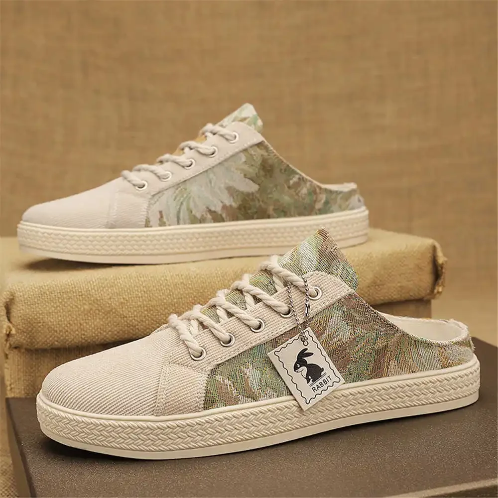 Bohemian Round Tip Man Shoes 38 Casual Camouflaged Sneakers Boots For Parents Sports Link Vip Loafter Tenni Outing Unusual