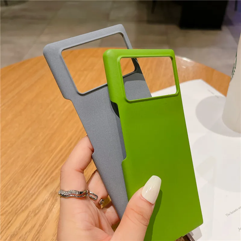 Solid Color Ultra-thin Phone Case For XiaoMi Mix Fold 3 Cover Frosting Protective Fold3 Hard Shell