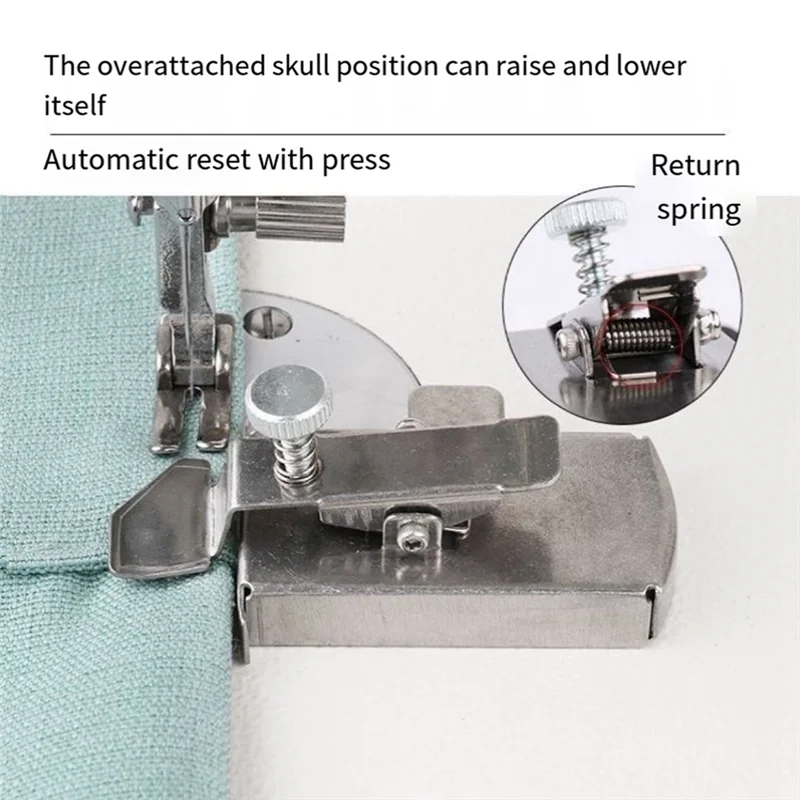 A45M-2Pcs Magnetic Sewing Clips For Sewing Machine, Magnetic Sewing Guide With Clip, Hemmer Guide, Seam Guide With 4Pcs Bobbin