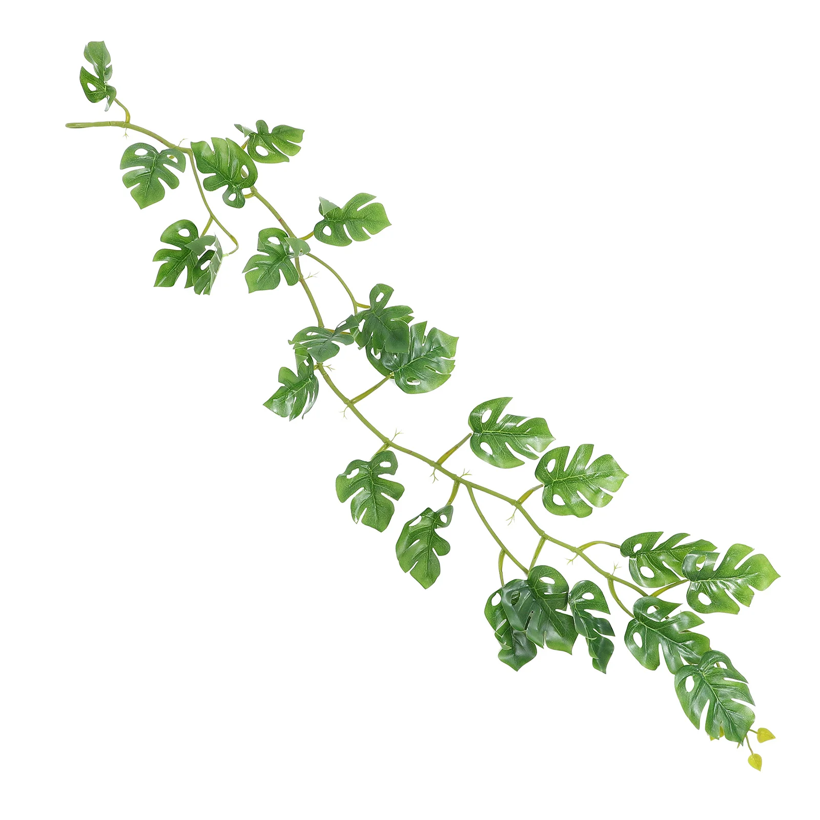 

1Pcs Monstera Leaf Vine Decoration Chic Simulated Rattan Hanging for Home Party Wedding Window Shelf Wall Decor