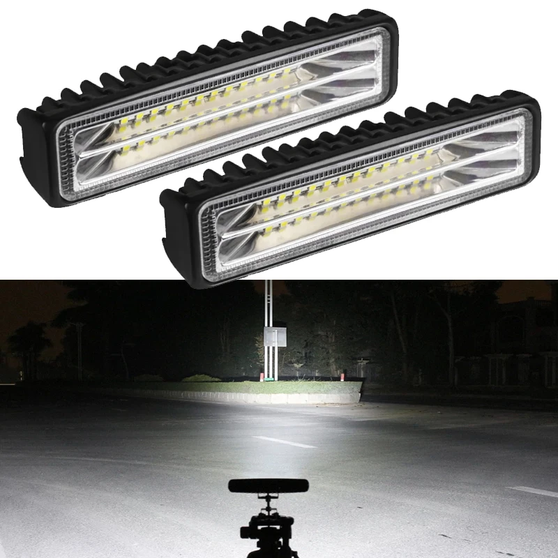 LED Work Light Bar Car Spotlight Light Assembly Led 6000K Fog Lights Off Road Spot Beam Led Light Bar For Trucks ATV SUV DRL