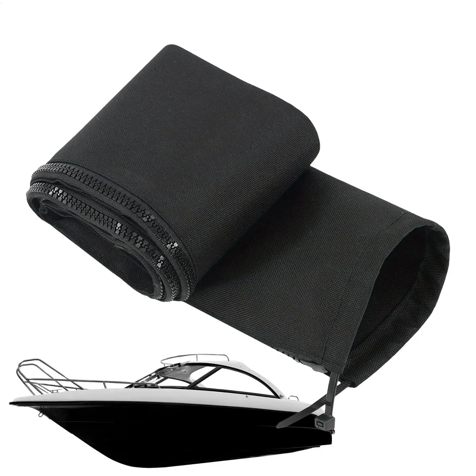 

Outboard Rigging Sleeve Zippered Trolling Motor Wire Protector protection cloth for Boat Marine Outboard Fishing Gear