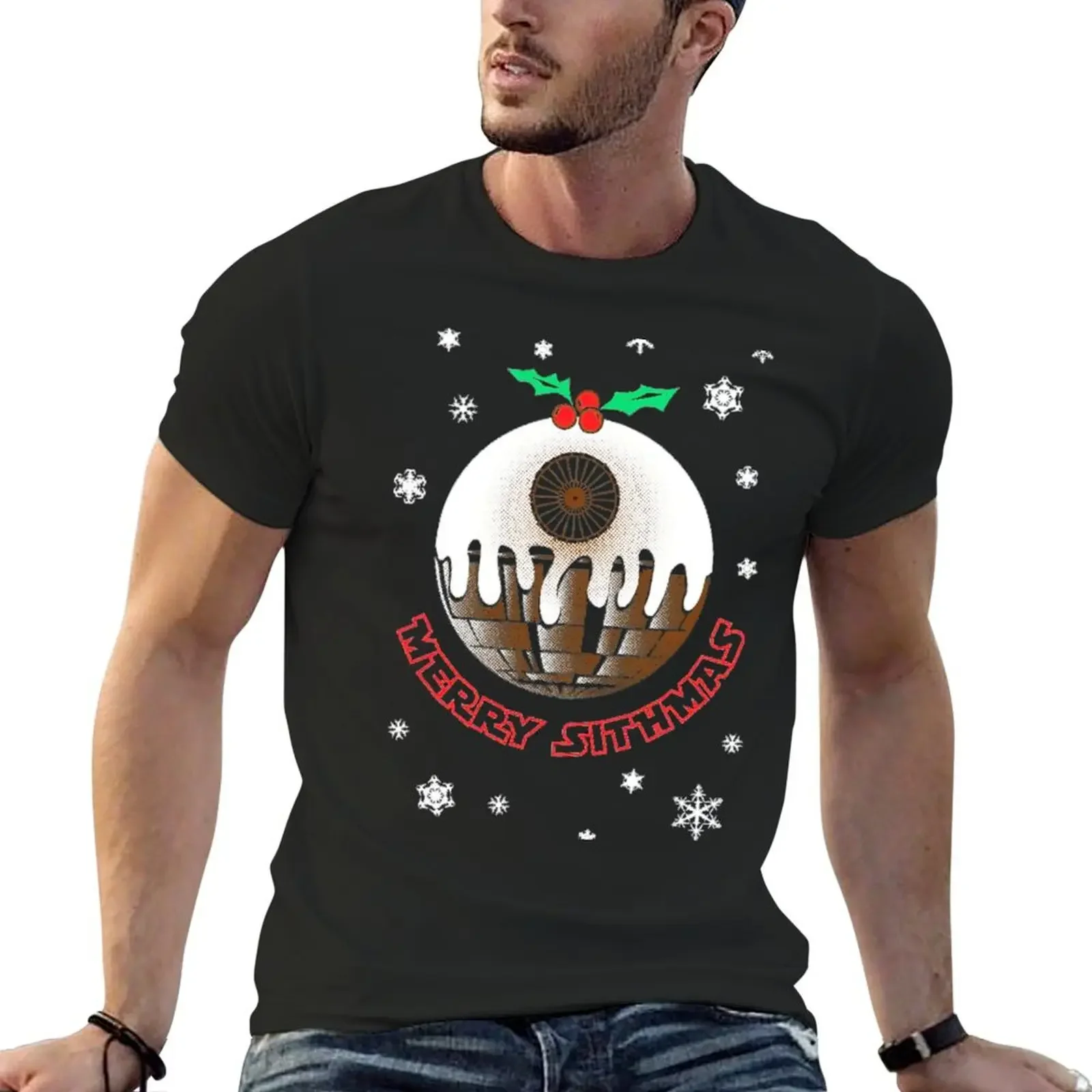

Merry Sithmas Sweater T-Shirt luxury designer luxury clothing labubu oversized mens t shirts casual stylish