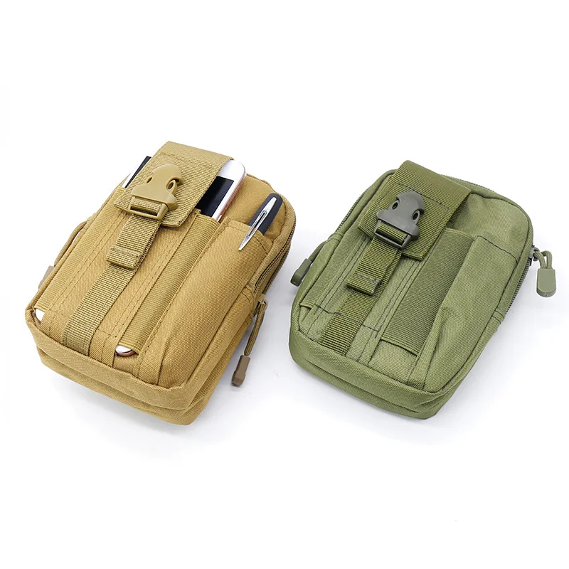 Military fan outdoor tactical waist bag, tactical sports belt waist bag, multifunctional sports waist bag, phone bag, coin purse