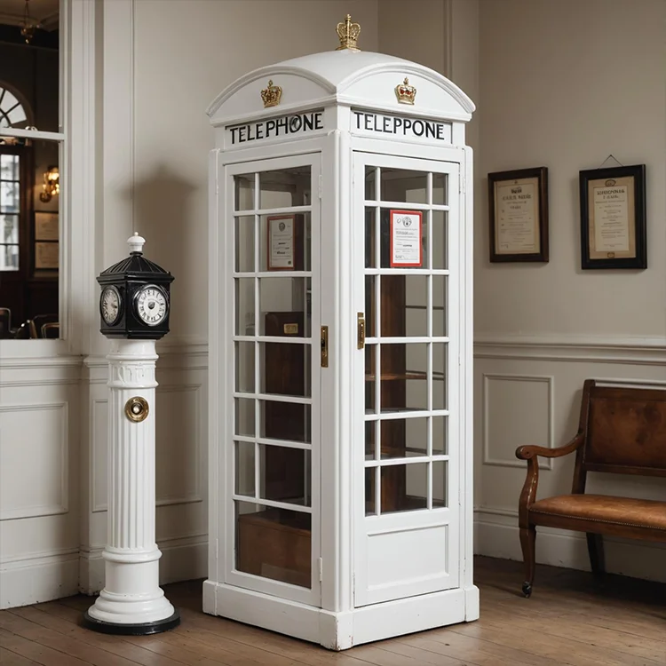 

Flat Pack Tough Enough Enclosure Multifunction Phone Box London Telephone Booth in Guangdong