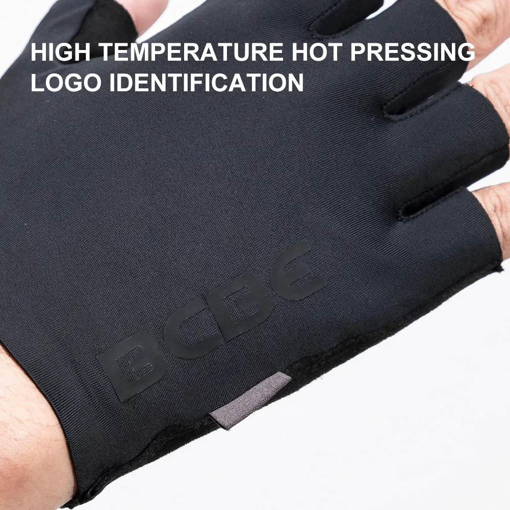 BCBE Half Finger Cycling Gloves Men Women Summer Breathable Anti Slip Bicycle Gloves Pro Team MTB Road Bike Sport Outdoor Gloves