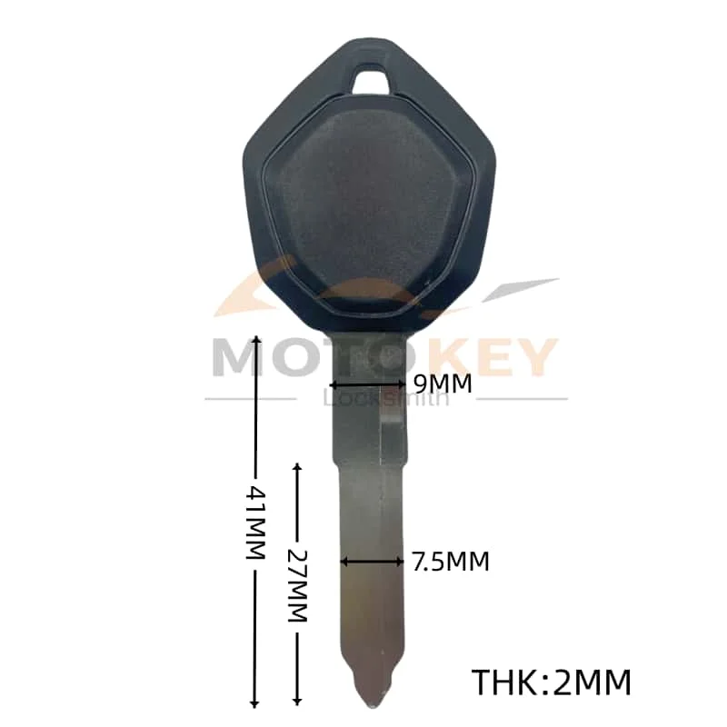 Motorcycle Keys Replace Uncut Keys for Ducati key blanks, Ducati V2 V4 key blanks Motorcycle Anti theft Key Detachable chip key