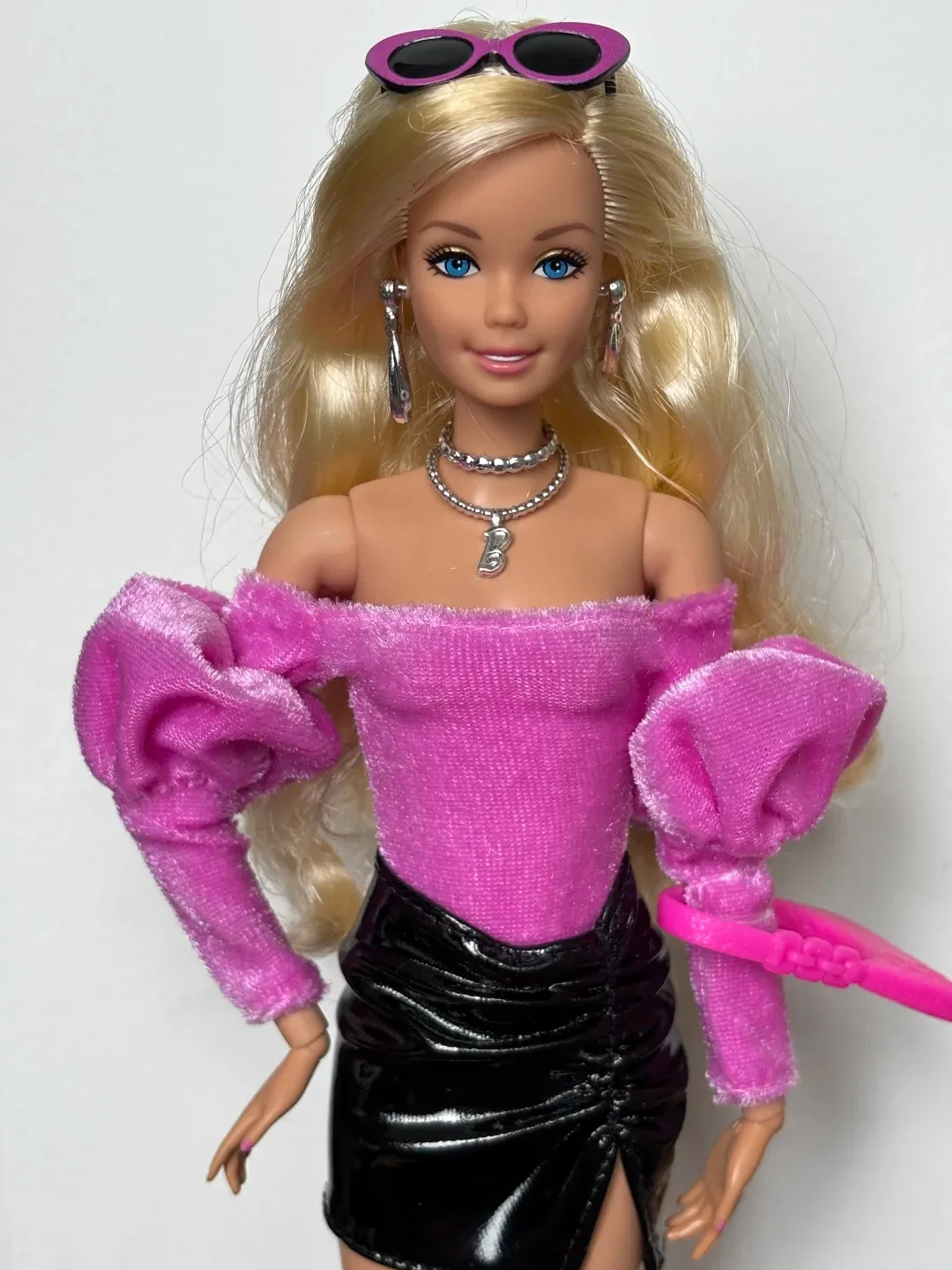 2026  New Barbie Deluxe Fashion Doll Black Pink Shining Lace SuperStar Face Sculpt Articulated Joints Rare Collectible Gift