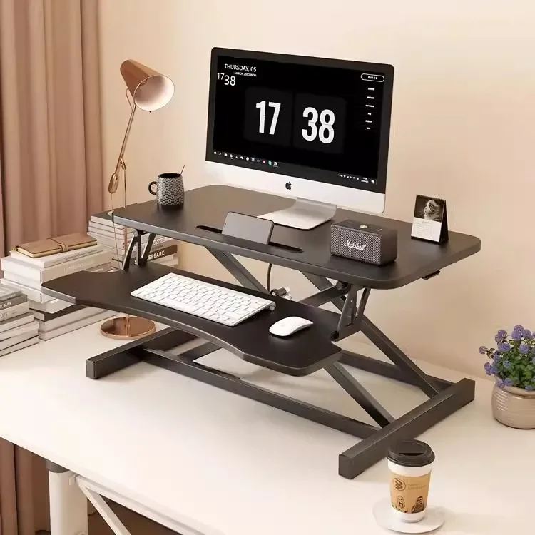 Lifting table Desktop computer Table heightening rack Standing desk Workbench Home desktop folding bracket
