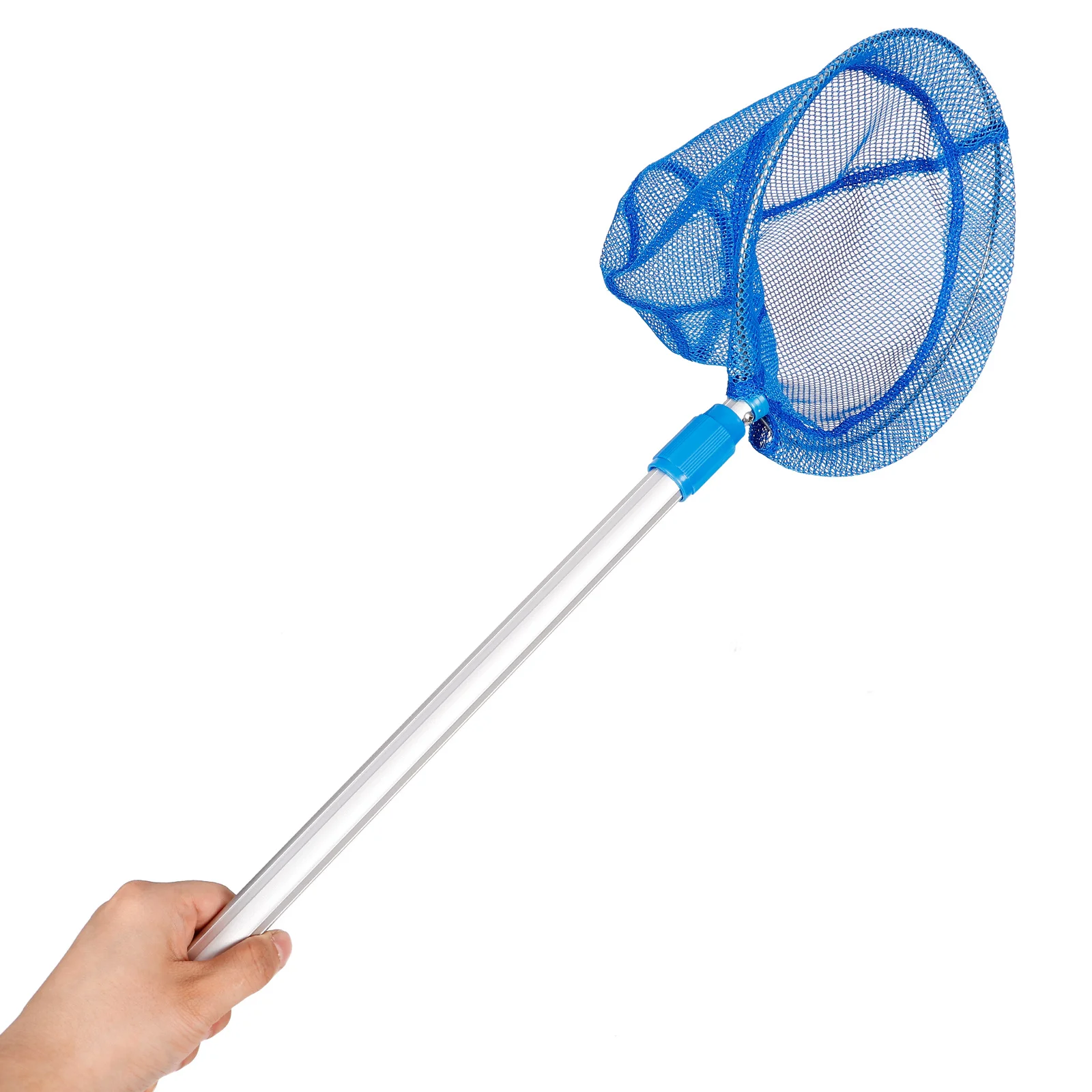 

Foldable Fishing Net with Long Handle Sturdy Lightweight Design for Kayak Pier Camping Outdoor Fish Catching and Release