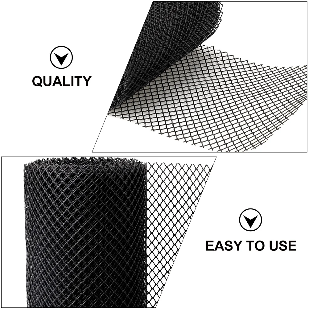 1Set Protective Garden Netting Heat Resistant Durable Mesh for Gutters Leaves Debris Prevention Plastic Gutter Guard