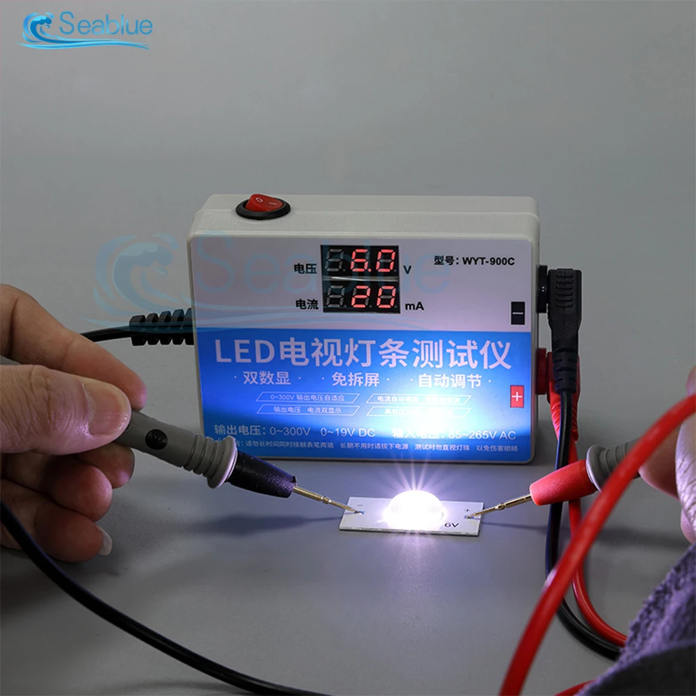 AC 85-265V to DC 0-300V LED TV Backlight Tester Light Bar Strip Light Bead Test Tool Current And Voltage Screen Display US/EU