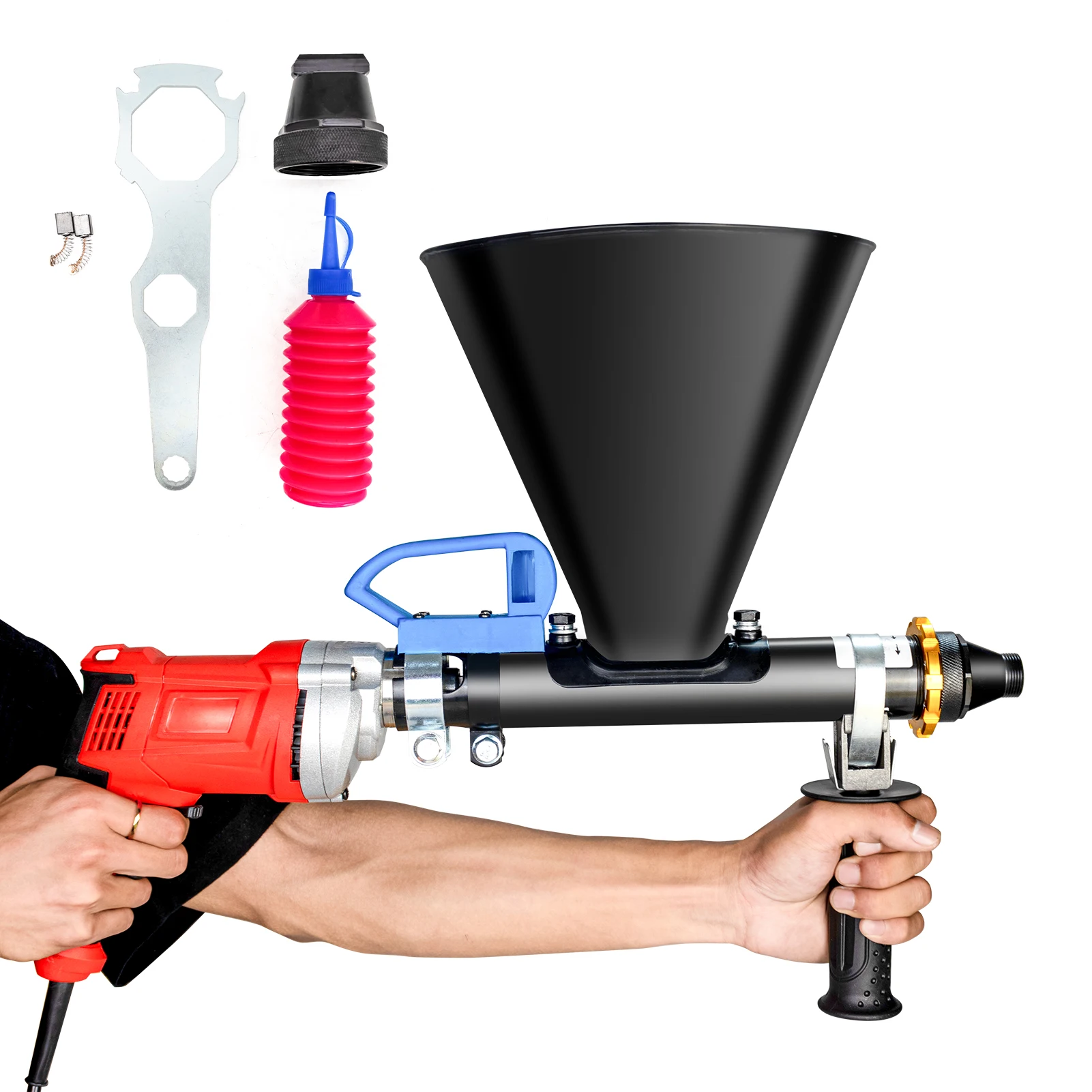 Portable high-efficiency electric mortar tool beautiful seam gun grouting artifact cement caulking gun