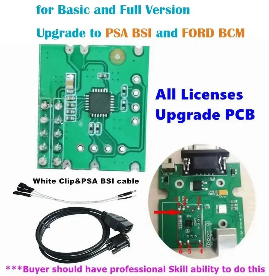 IO/prog IO-Prog PSA Upgrade Card IO Prog for Opel GM BSI PSA Version for ioprog Full Version Upgrade PSA License