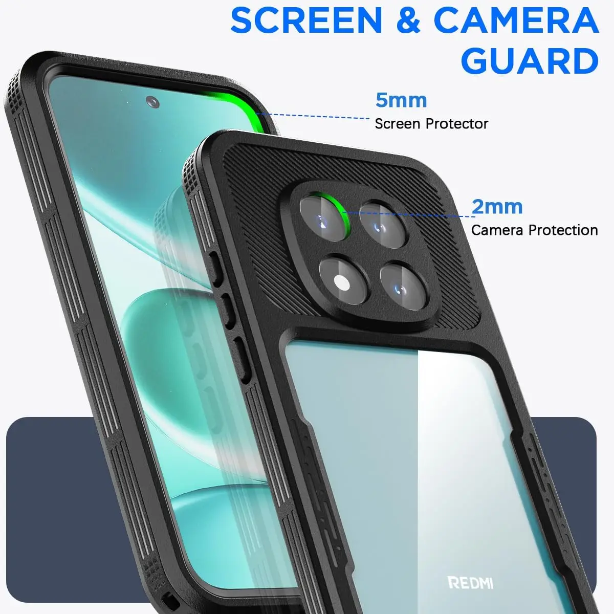 Wodoodporne etui do Xiaomi Redmi Note 15 Pro 5G Note 14 Pro 5G, odporne na śnieg i wstrząsy, z certyfikatem IP68, etui ochronne na całe urządzenie. — zdjęcie produktu 4