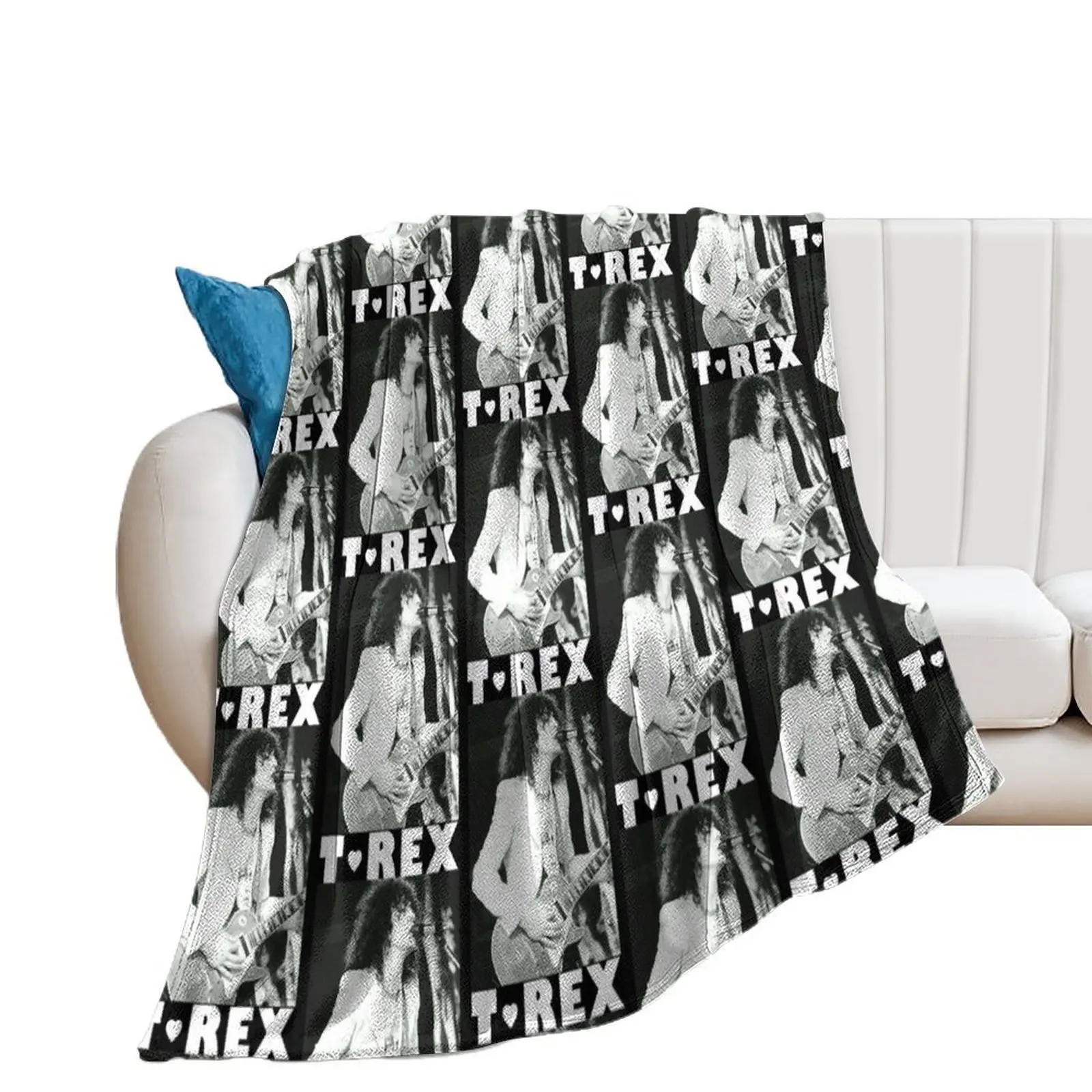 T Rex - Marc Bolan Throw Blanket For Baby Cute Luxury Throw Custom Blankets