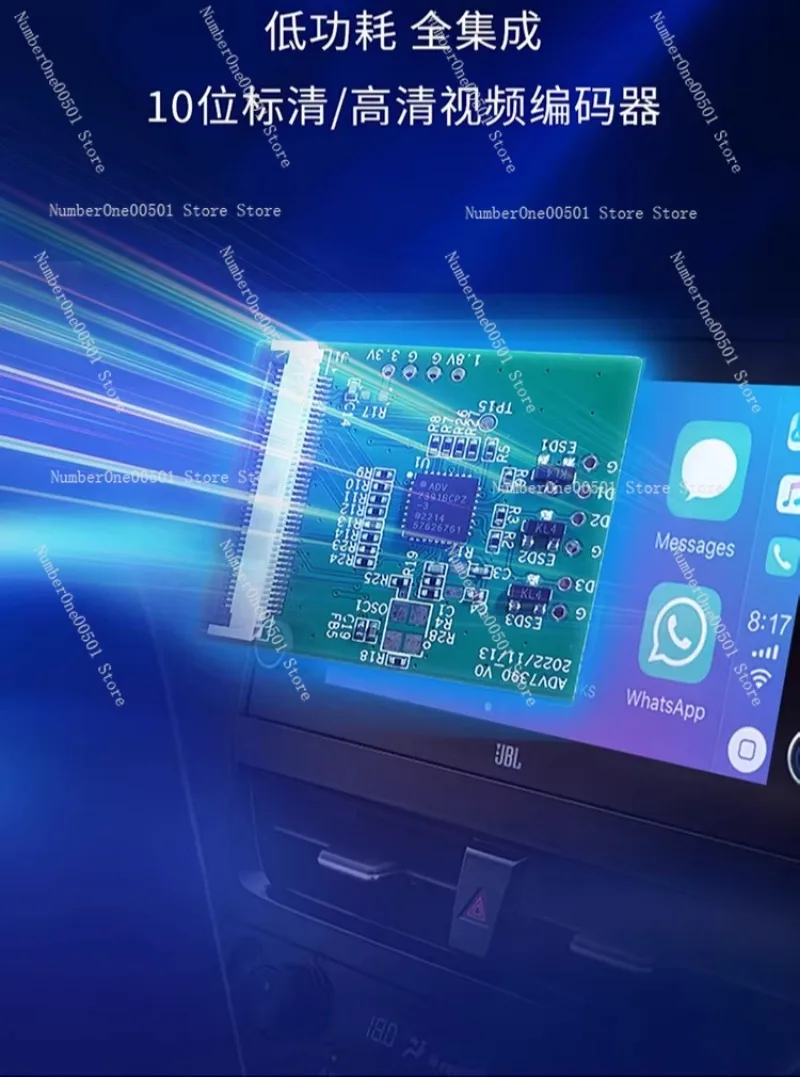 

Модуль видеокодера ADV7390 ADV7391 BT656 в формате CVBS, 10-битная плата разработки SD HD