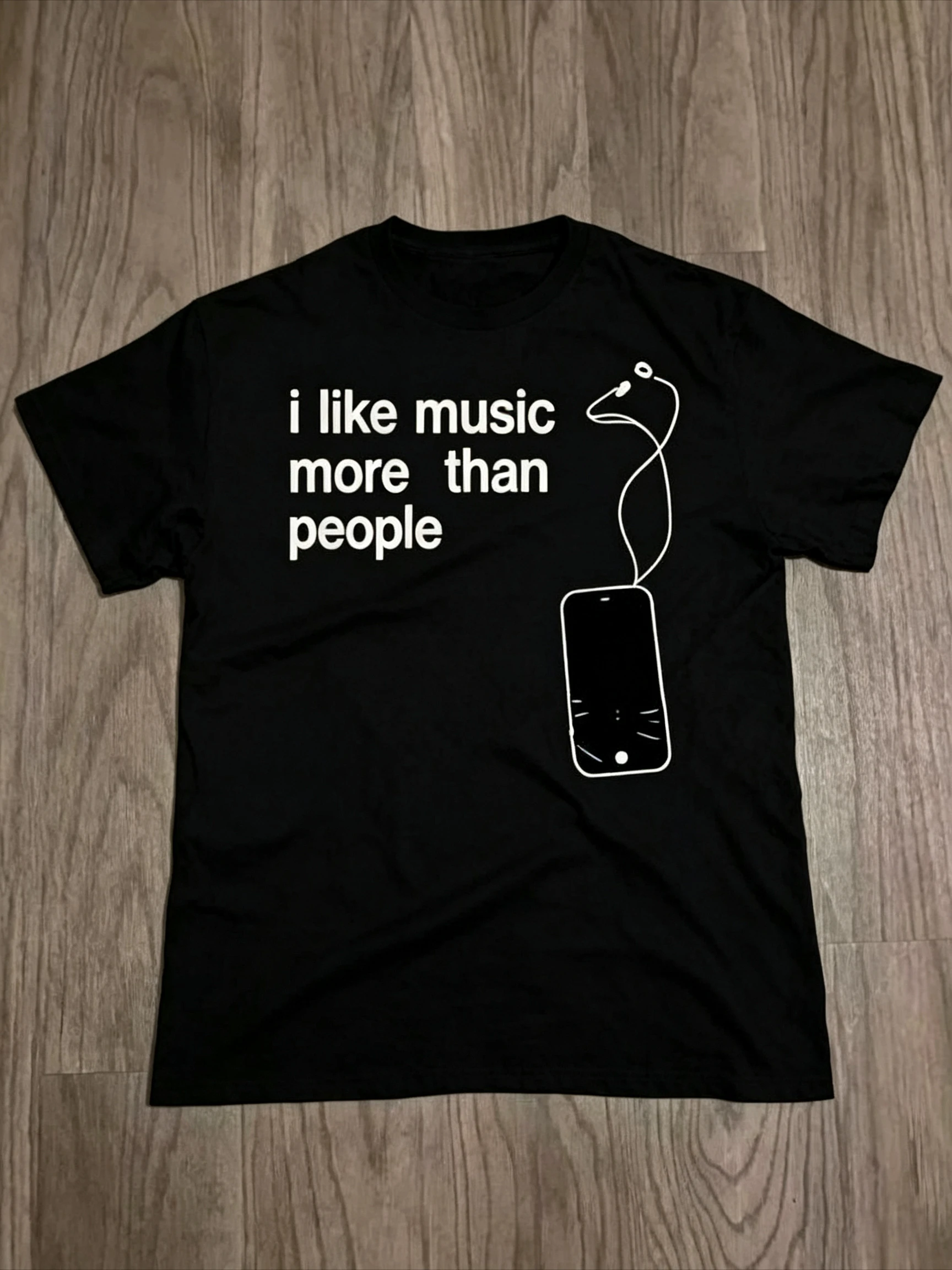 2026 Headphone Player T‑Shirt Adults Kids Minimal Music Lover Funny Quote Graphic Loose Short Sleeve Casual Street Tee