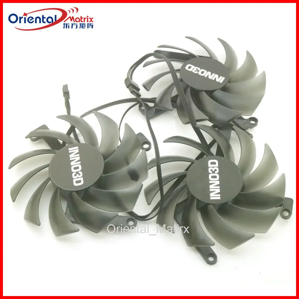 

CF-12915S 85mm DC12V 0.35A 4Pin For INNO3D RTX3080ti RTX3090 24GB GAMING X3 Graphics Card Cooling Fan
