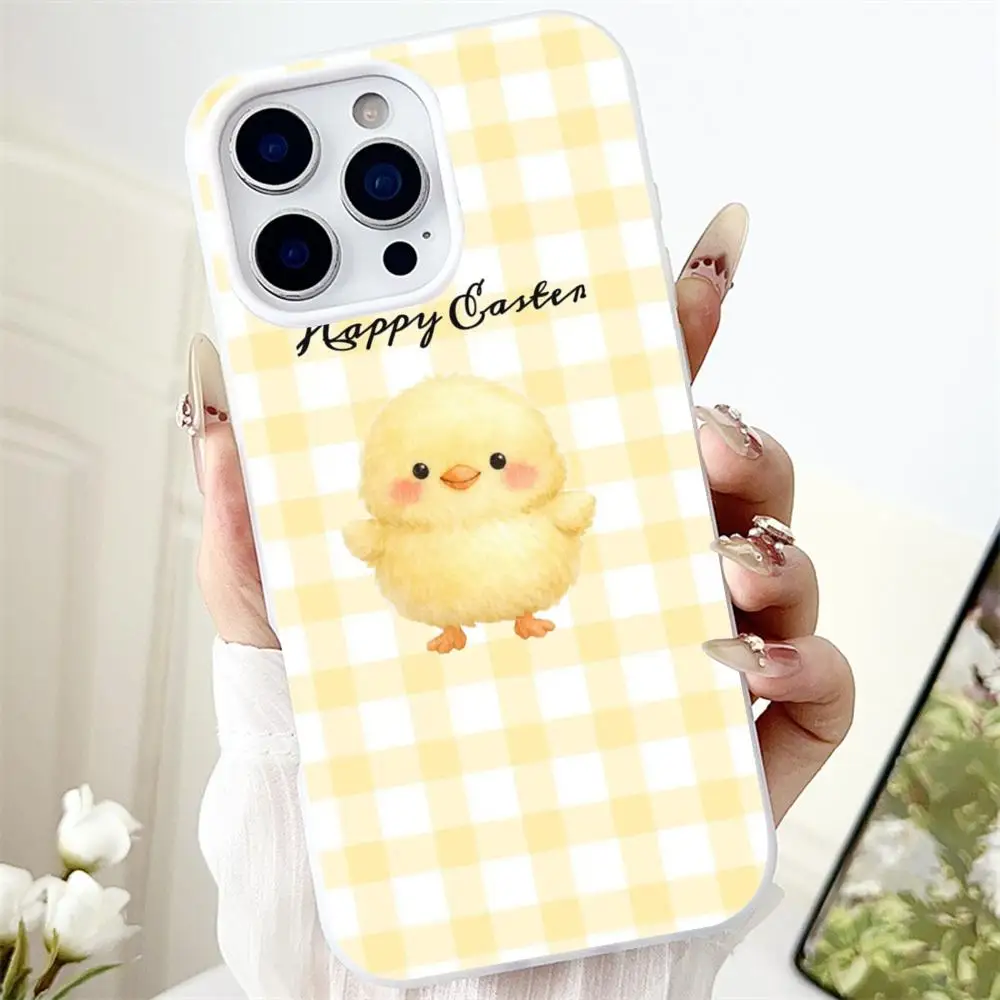 

Y-ellow Chick Phone Case Magnetic MagSafe Case for iPhone 17/16/15/14 Pro Max Clear Soft TPU Shockproof Slim Cover v2X+ UltraFit