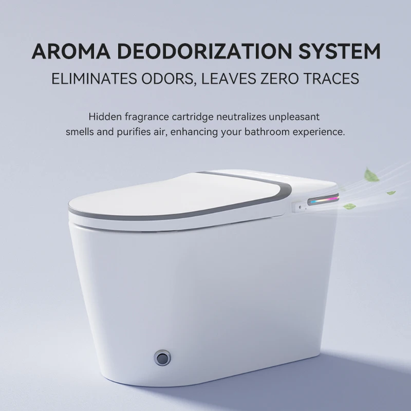 Direct Factory Smart Toilet-Radar Sensor Heated Seat Remote Control  Rear Washing Auto Flush Modern