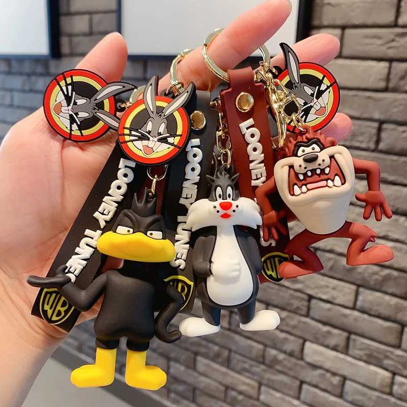 لطيف البق الأرنب دمية مفتاح سلسلة الكرتون مفتاح سلسلة قلادة حقيبة معلقة الديكور هدية صغيرة #2