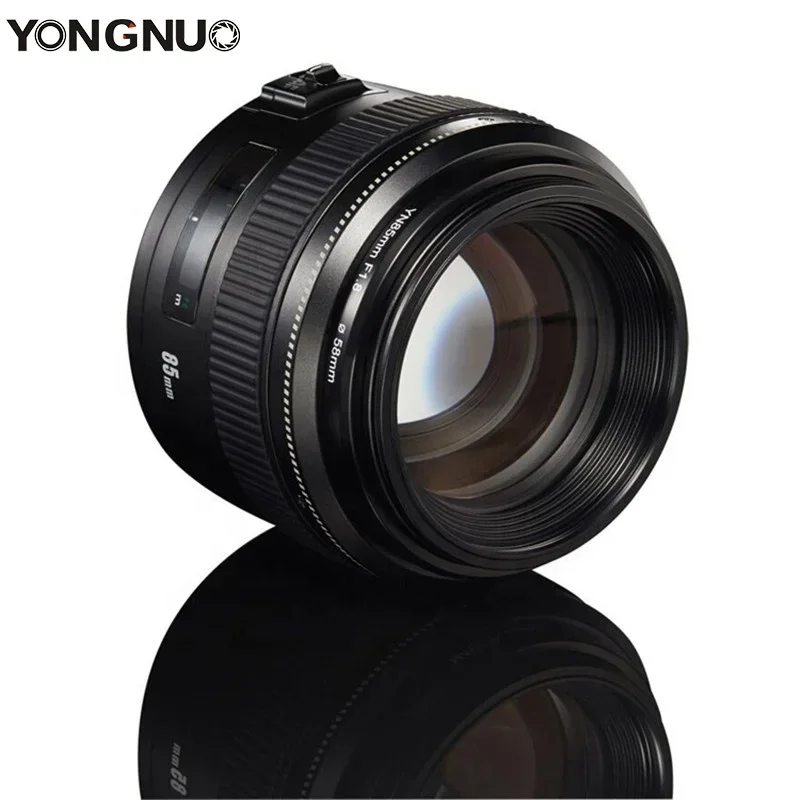 YONGNUO YN85mm F1.8 Camera Lens for Canon EF Mount EOS 85mm AF/MF Standard Medium Telephoto Lenses Fixed Focal Camera Lens