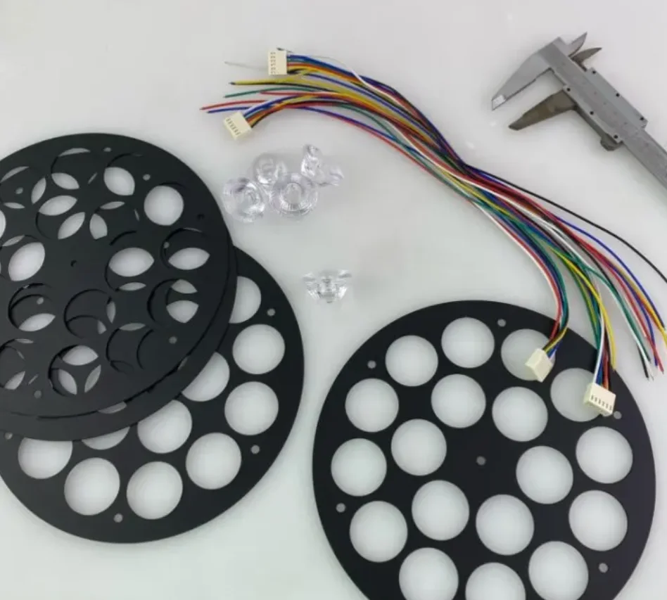 

180-мм светодиодная панель Par Lighting, металлическая крышка и соединительный провод